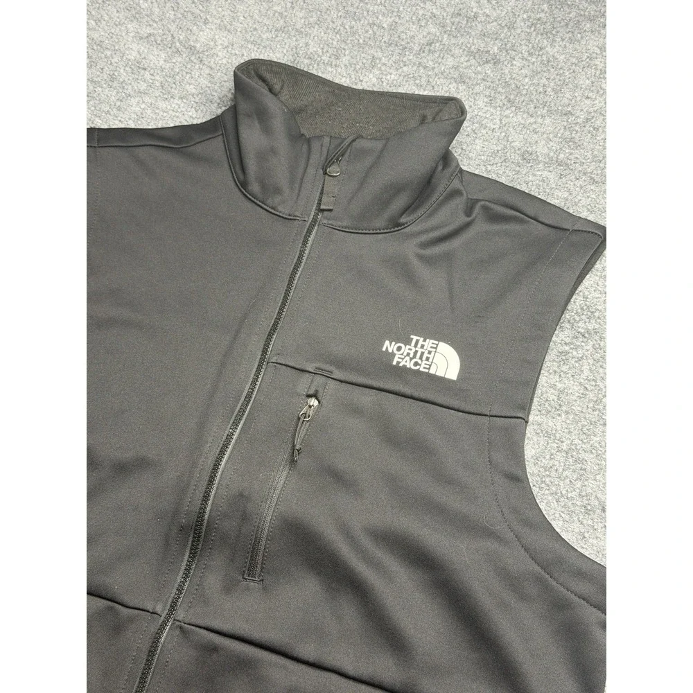 The North Face WindWall Vest Mens M Black Softshell Full Zip Hiking Gorpcore